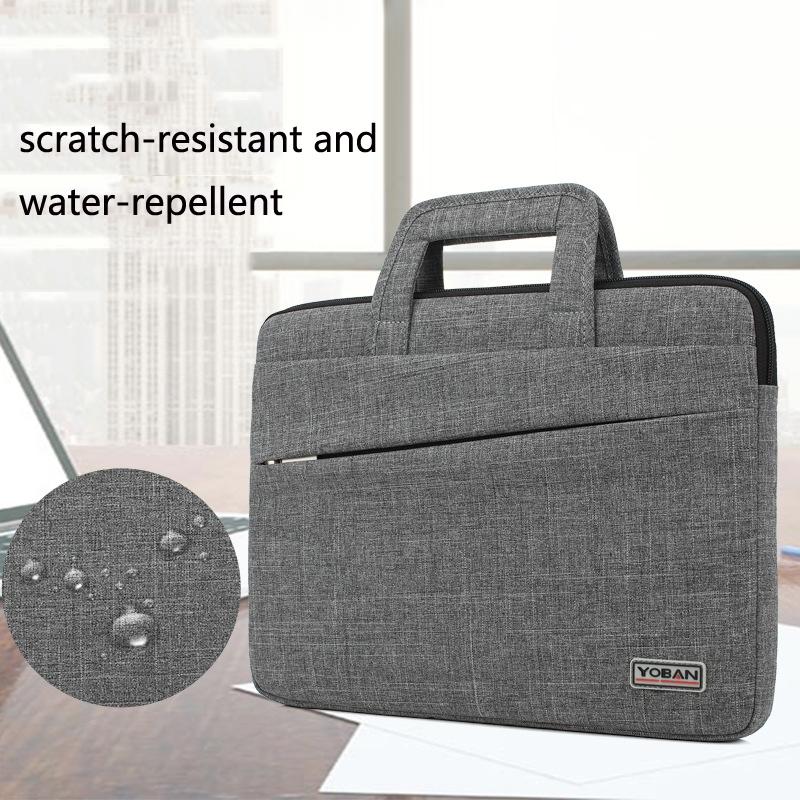 Waterproof Casual Laptop Bag For Business - 14 Inch Dark Gray 7