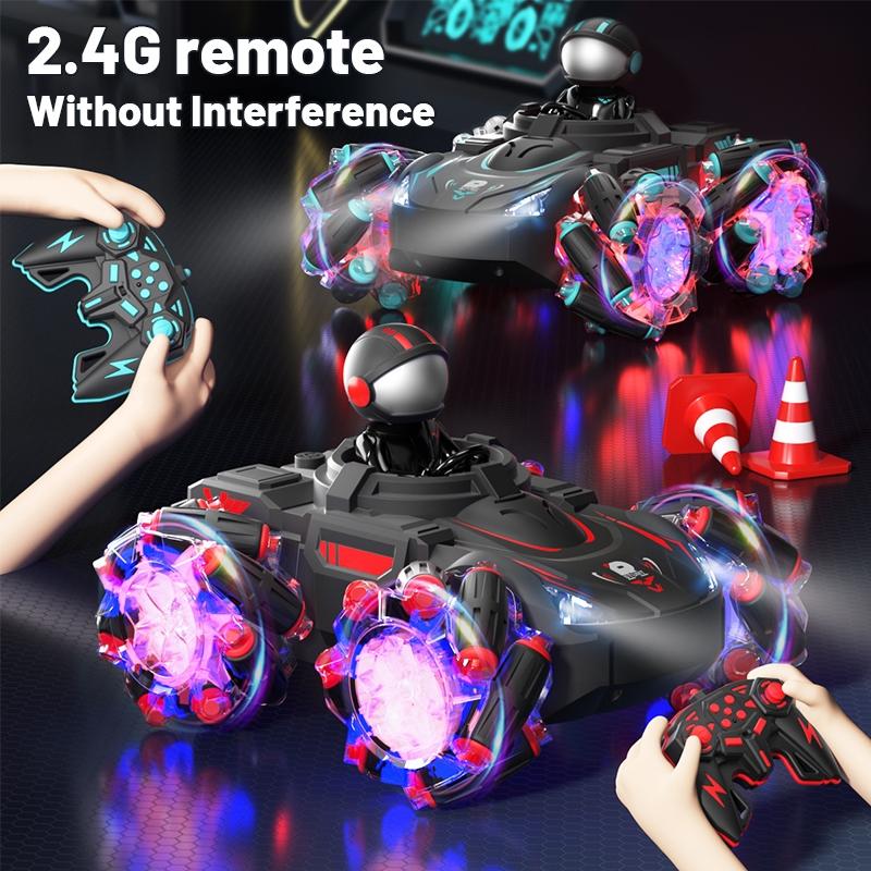 Stunt Remote Control Car with 2.4g Magic Projection - Colourful - Black Red 6