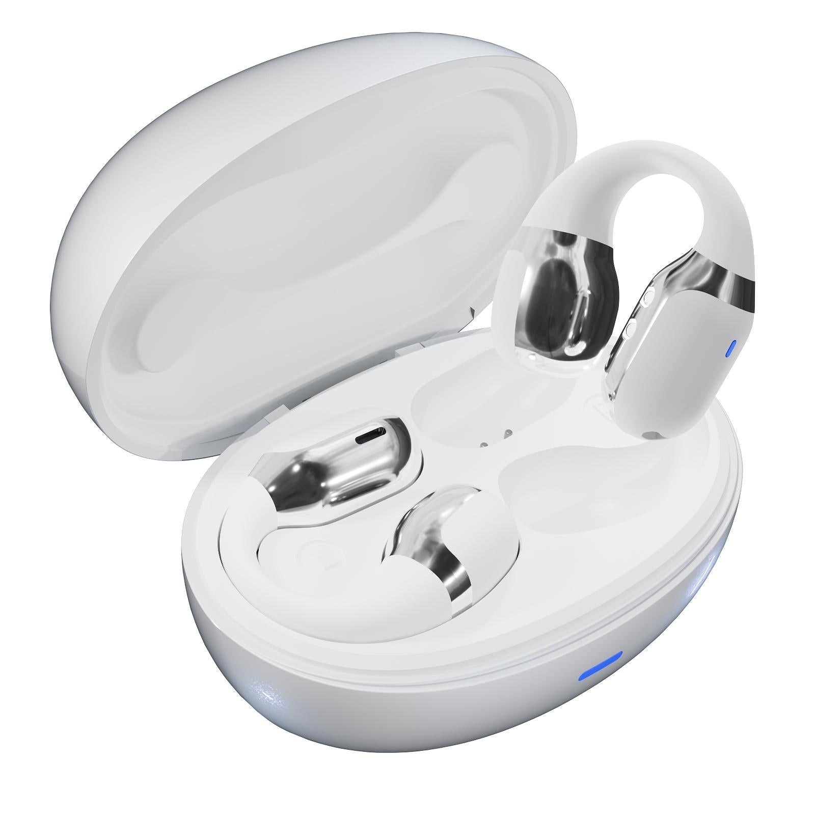 Wireless Sports Bluetooth Earphones with Air Conduction - F16 Tws - Green 3