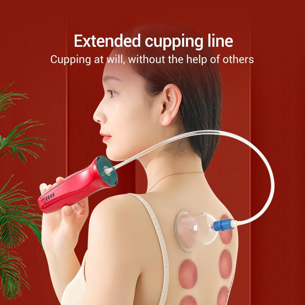 Electric Cupping Device Vacuum Massage Tool - Green 6