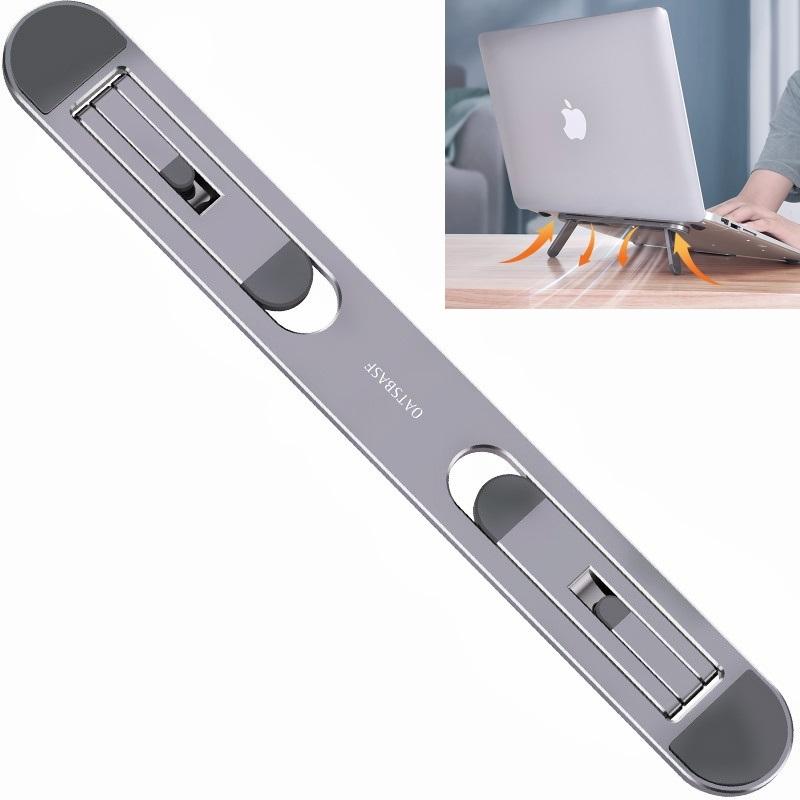Foldable Laptop Stand with Fan and Heater - Portable and Adjustable - Gray 13