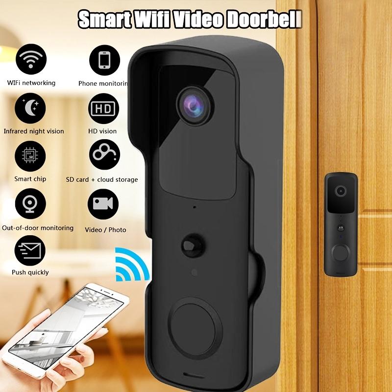 Wireless Smart Doorbell With Two-Way Intercom & Night Vision - Battery Powered - White 5
