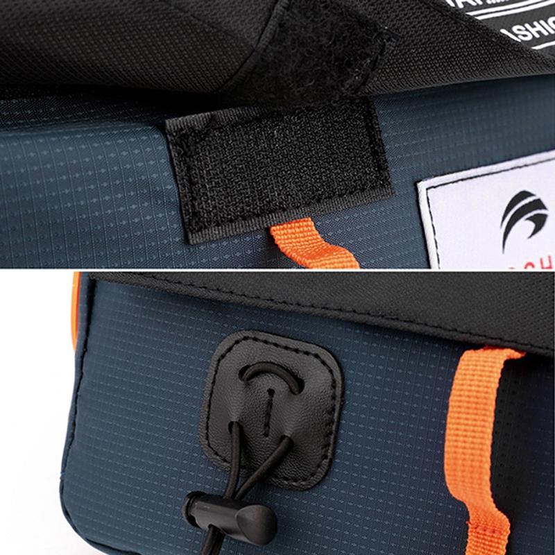 Waterproof Nylon Shoulder Bag For Men Outdoor Sports Leisure Gear - Black 4