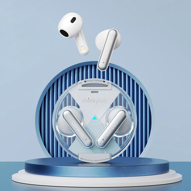 Wireless Bluetooth 5.2 Earbuds with Noise Reduction and Mic - White