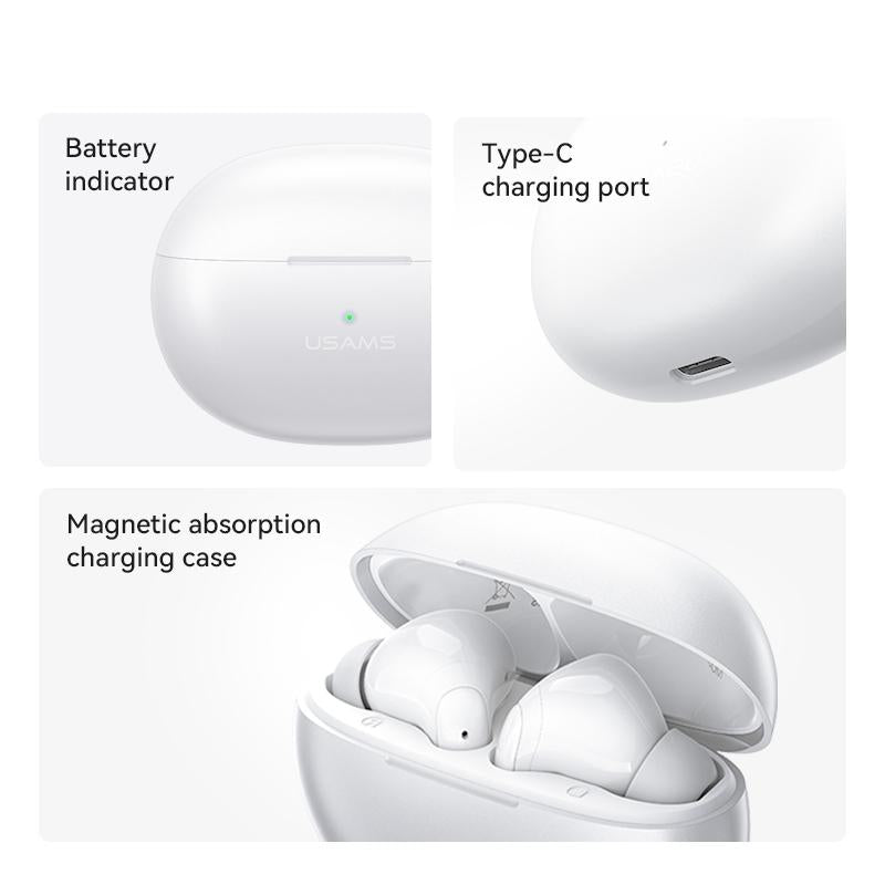 Wireless In-ear Bluetooth Earbuds - Us-xd18 - White 10