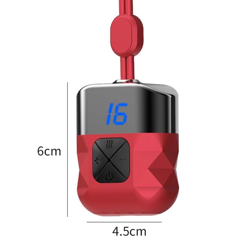 Portable Ems Neck Massager For Shoulder & Cervical Therapy - Red 6