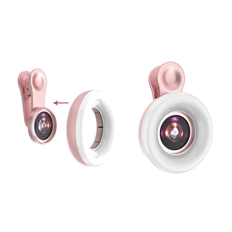Selfie Light Macro Lens for Mobile Beauty Makeup - Black 6
