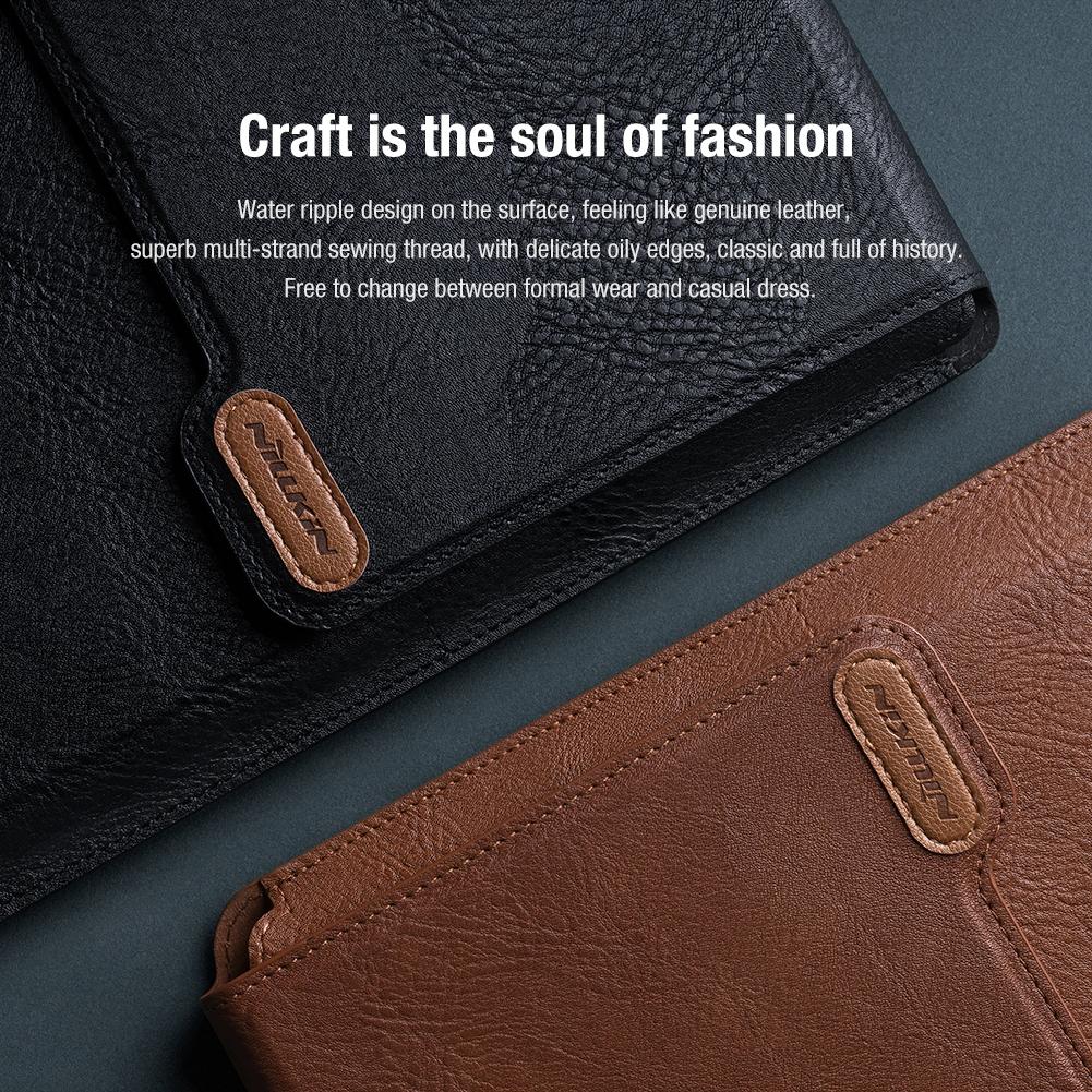 14.0 Inch Water Wave Texture Laptop Sleeve - Versatile Design - Brown 11
