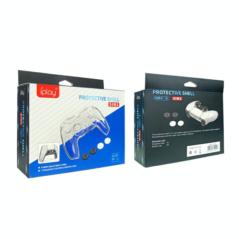Protective Crystal Shell for Ps5 Wireless Controller - Transparent Blue 8
