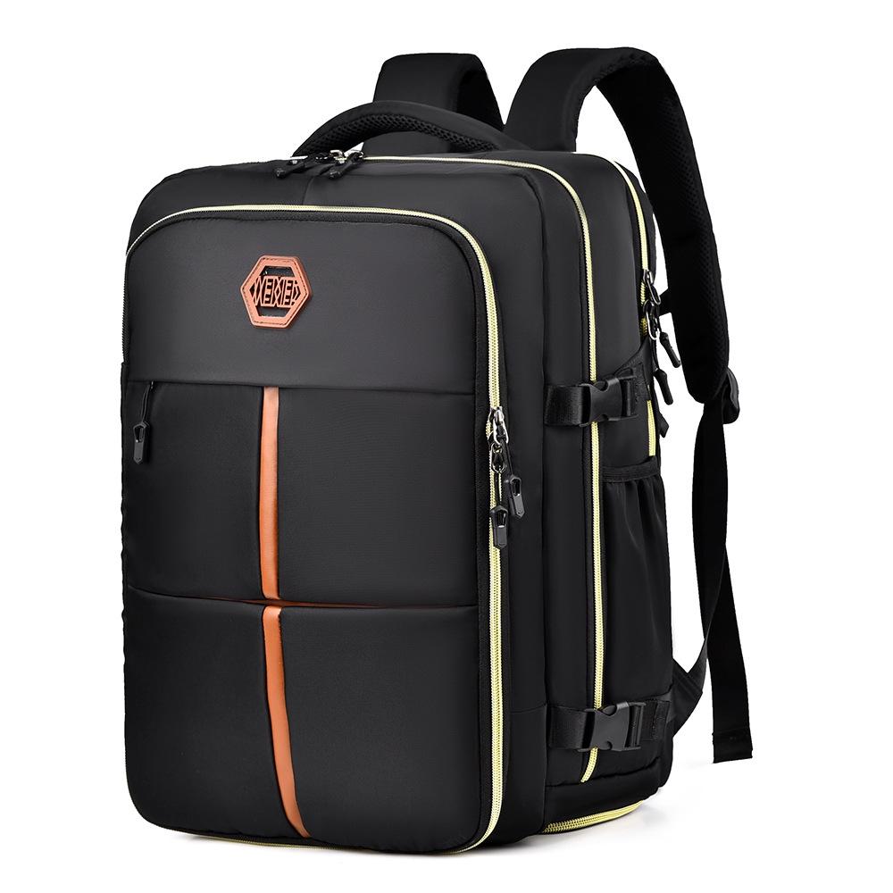 Large Capacity Travel Shoulder Bag For Students - Gray 15