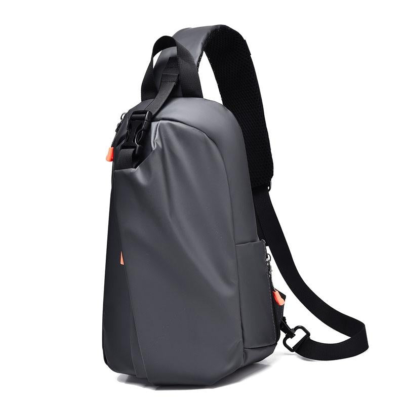Versatile Crossbody Chest Bag For Casual Or Sports Use - Gray
