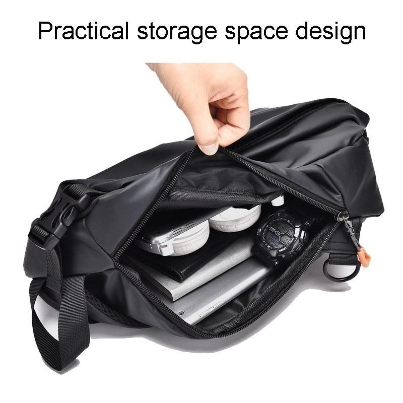 Versatile Crossbody Chest Bag For Casual Or Sports Use - Gray 8