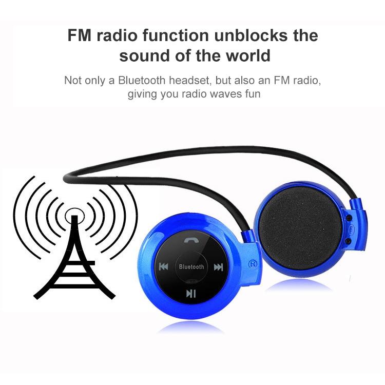 Wireless Mini-503 Earphones with Fm Radio & 32gb Tf Card Support - Red 11
