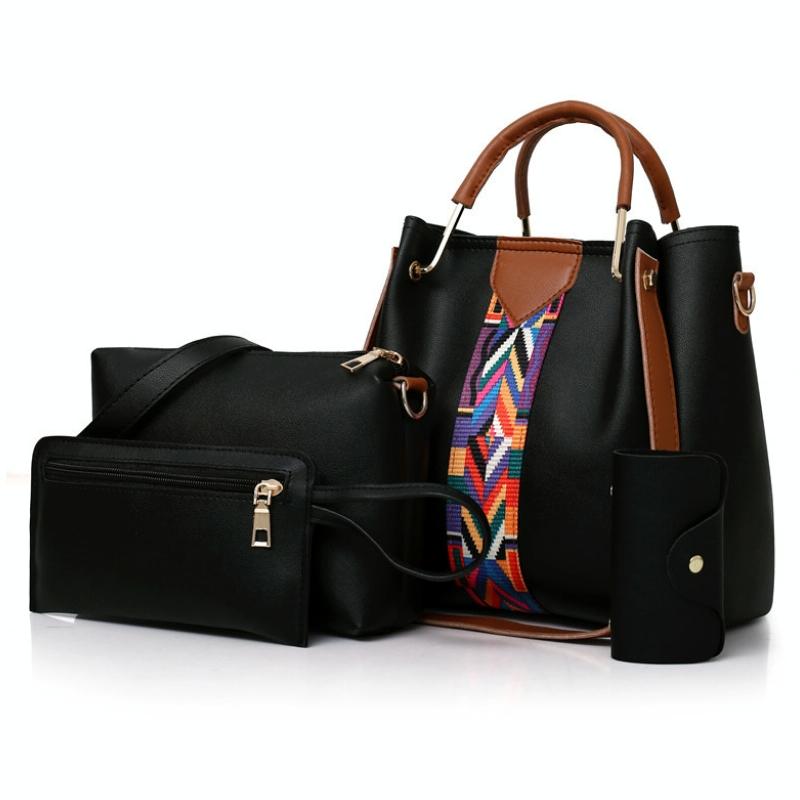 Versatile 4-in-1 Messenger Bag for Women - Fashionable & Spacious - Red Wine 14