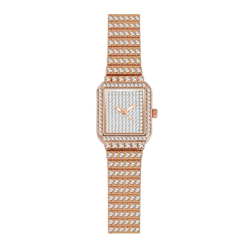 Women Diamond Chain Watch - Elegant and Timeless - Gold 8