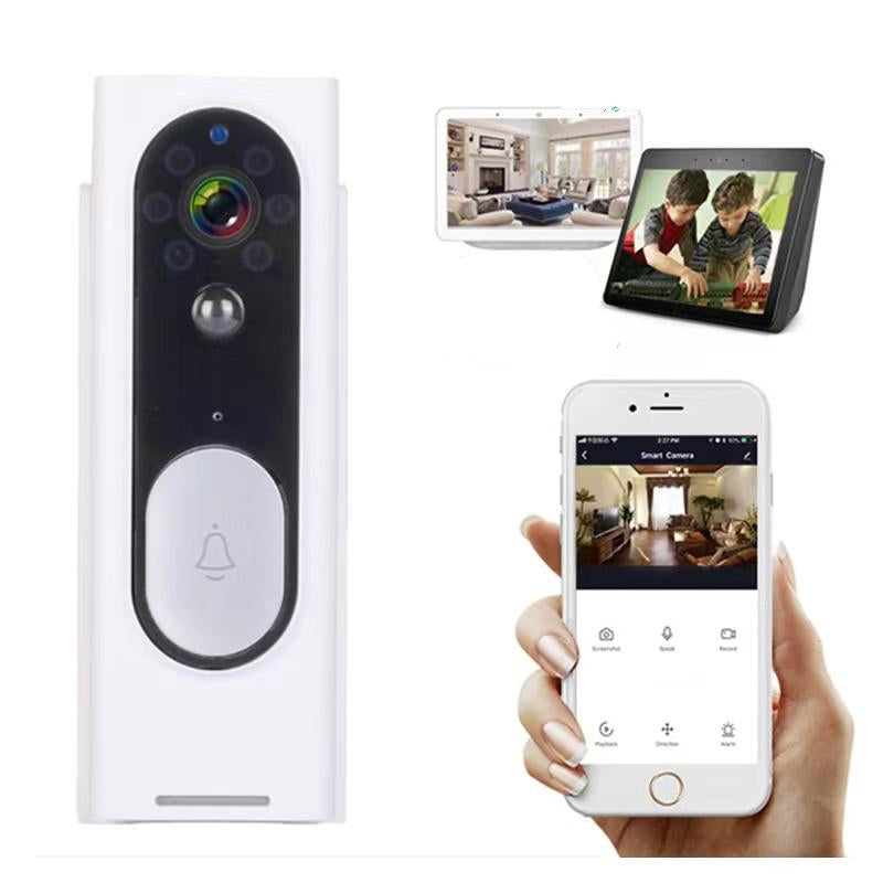 Smart Wireless Video Doorbell With Night Vision & Motion Detection - White 5