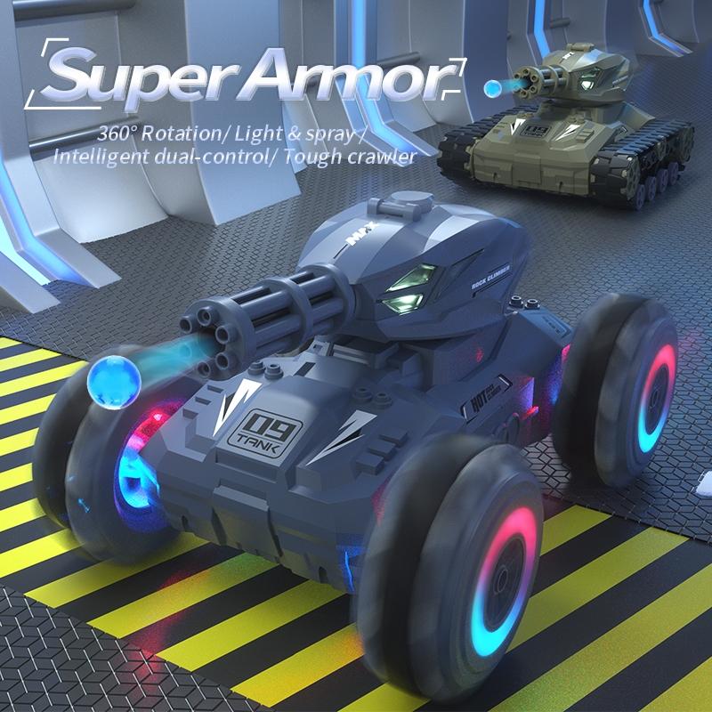 Drift Rc Car - Single Control Track Spray Bomb - Green 4