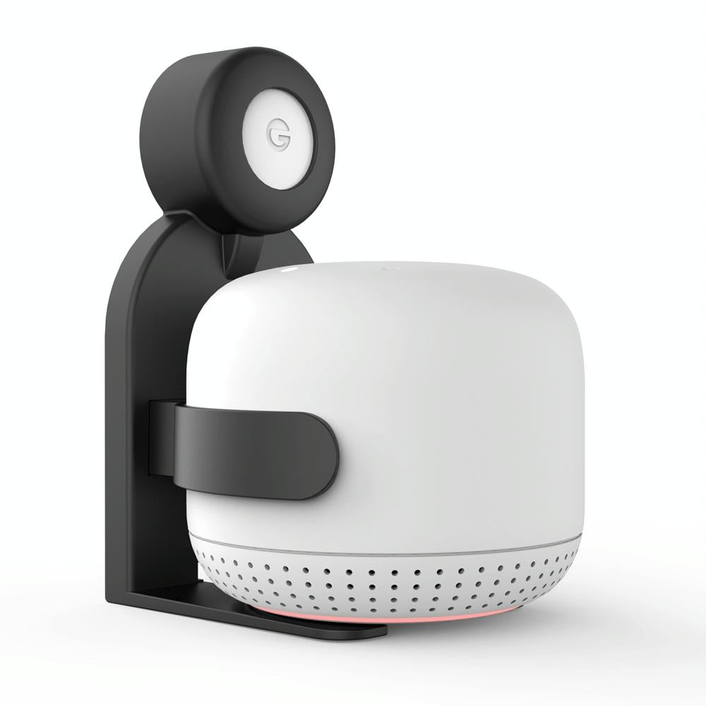Wall-mounted Bracket for Google Nest Wifi Router and Point - Black 3