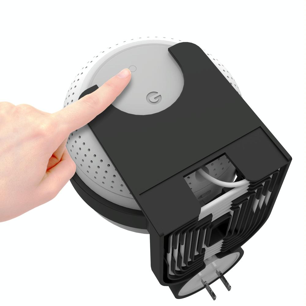 Wall-mounted Bracket for Google Nest Wifi Router and Point - Black 5