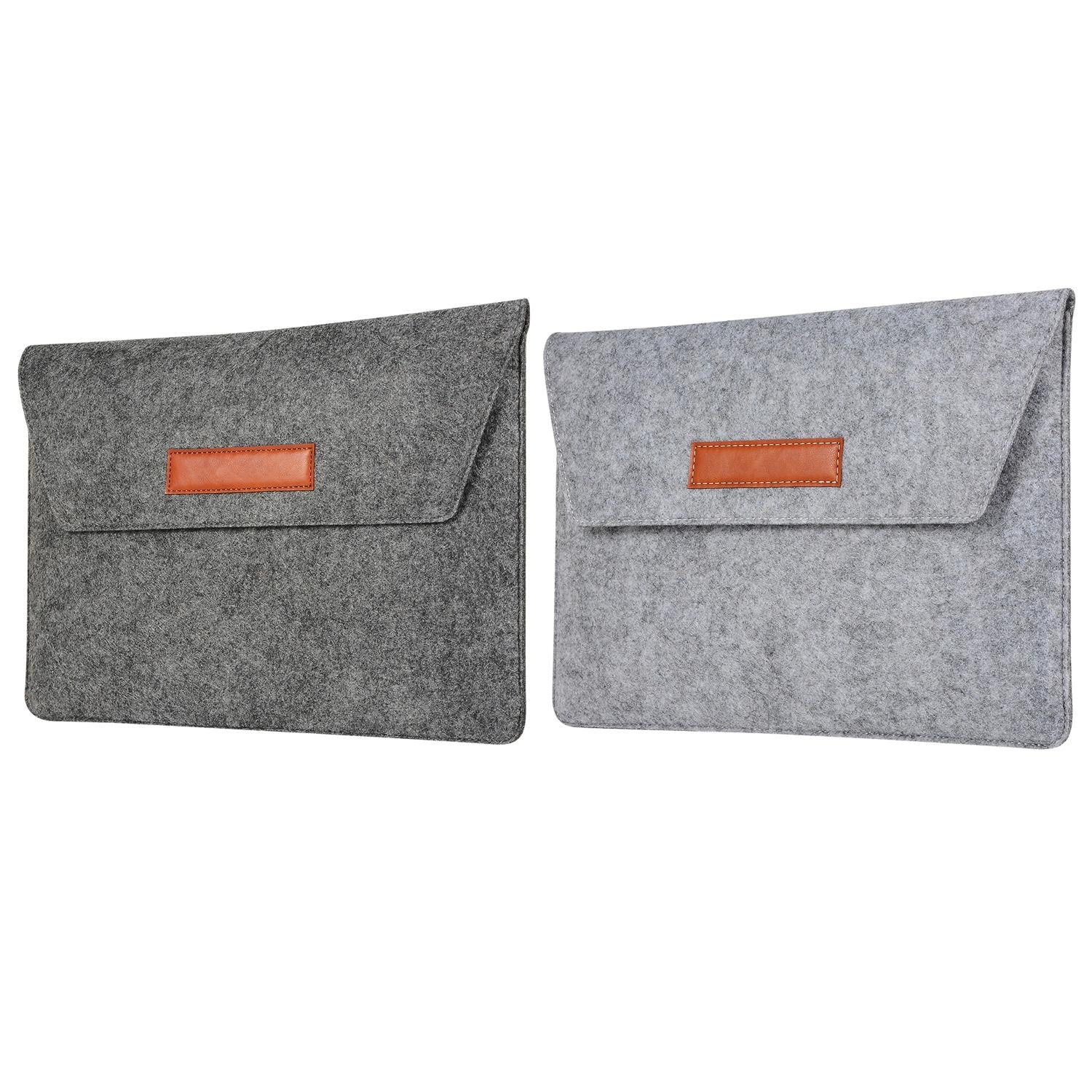 12 Inch Felt Liner Computer Bag for Notebook Protection - Grey 5
