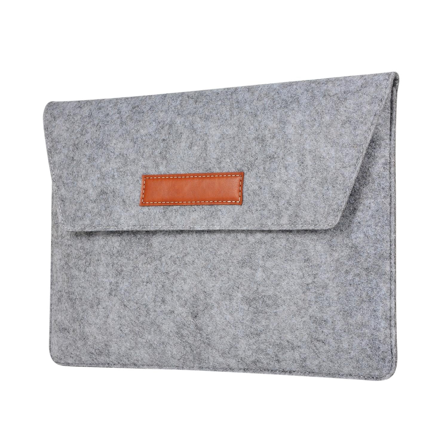 12 Inch Felt Liner Computer Bag for Notebook Protection - Grey 6
