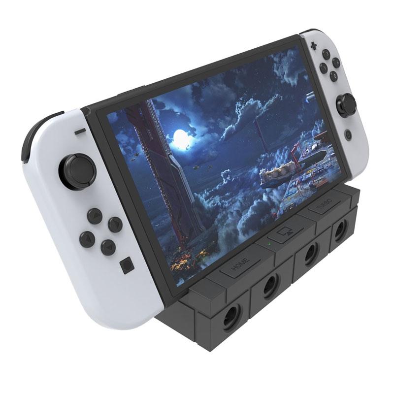 Universal Charging Dock for Nintendo Switch - Multi-functional - Brown