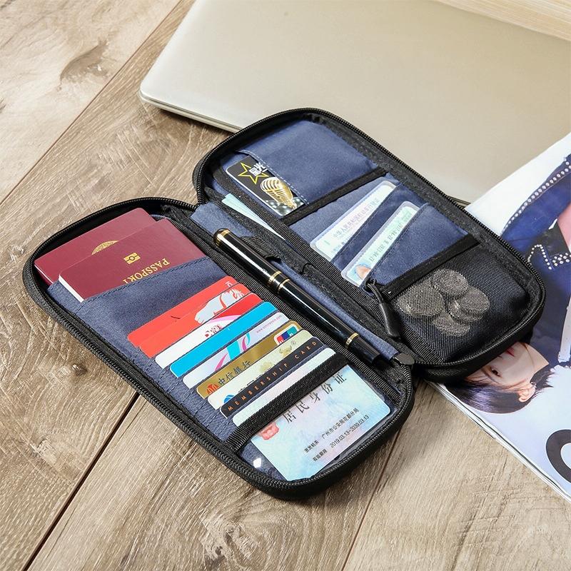 Rfid Travel Passport & Card Holder - Secure - Black 4