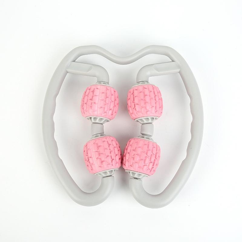 Soft Ring Leg Muscle Massage Roller - Purple 10