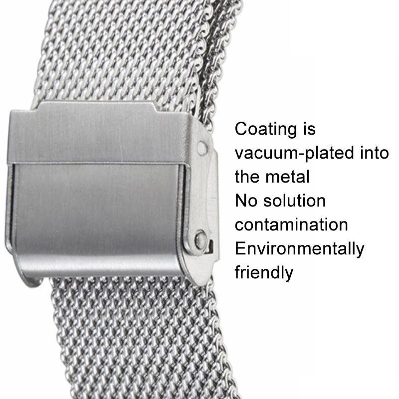 Stainless Steel Men Quartz Watch with Magnetic Strap - 40mm - Silver 6