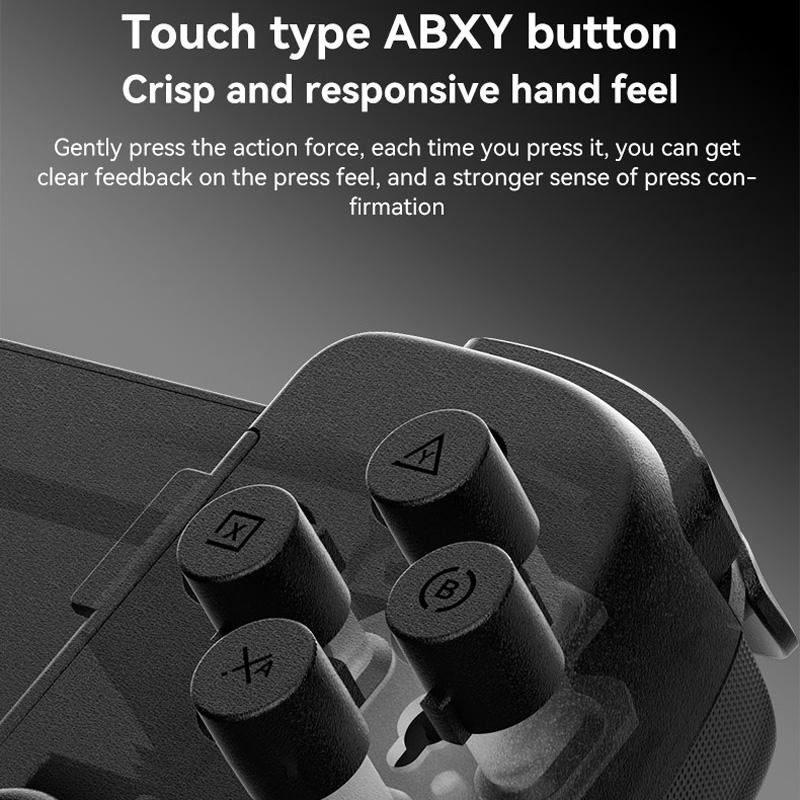 Foldable Tooth Controller for Gaming - White Black 5