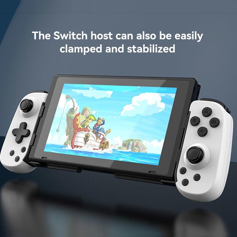 Foldable Tooth Controller for Gaming - White Black 7