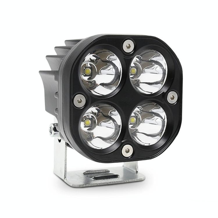 Car 3 Inch 4Leds Strobe Spotlight 20W / 2000Lm / 6000K / Dc9 - 80V - Yellow 12
