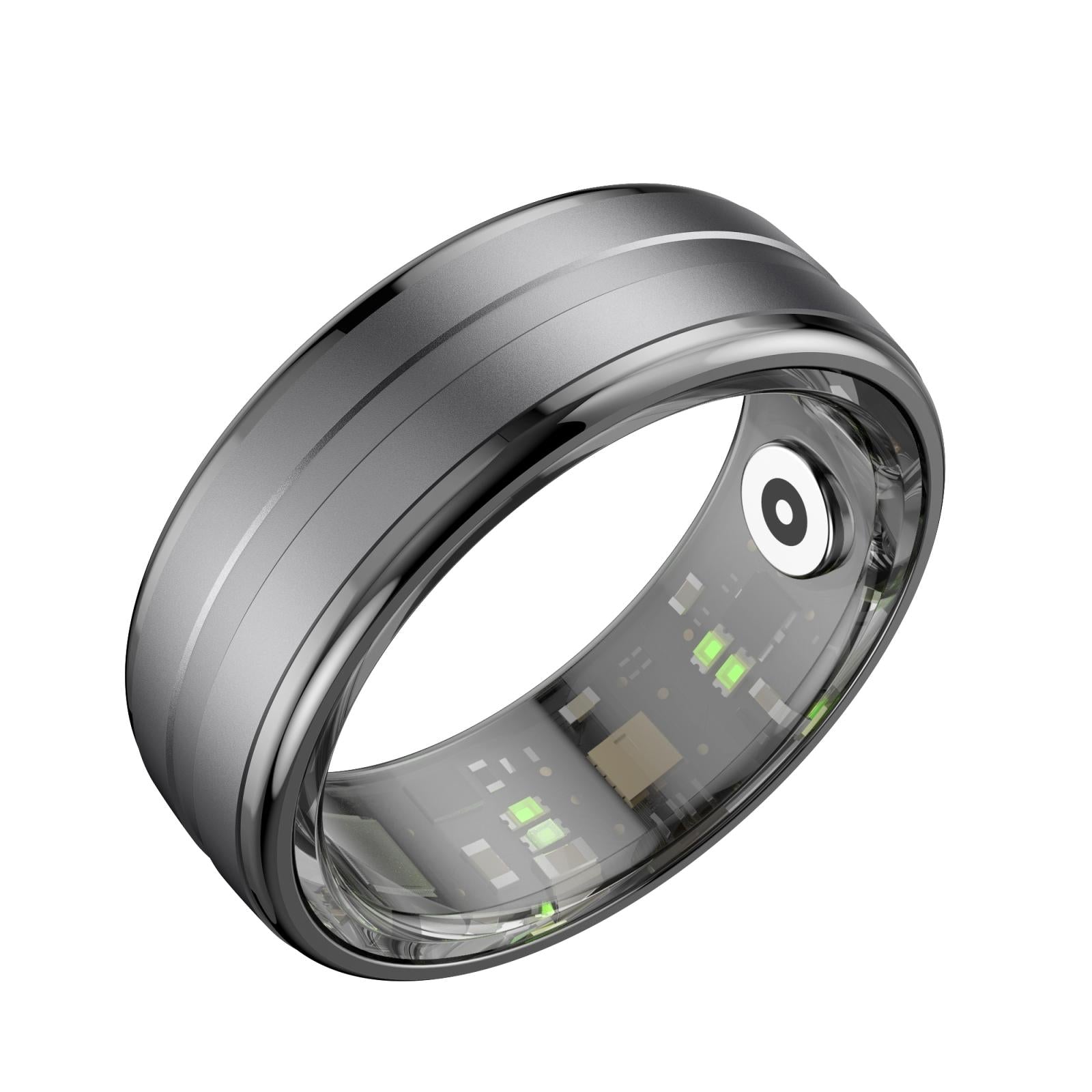Smart Ring With Heart Rate Blood Oxygen & Sleep Monitoring - Size 11 - Gold 5