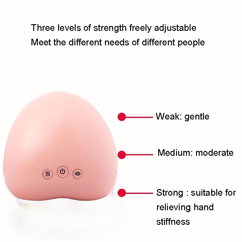 Rechargeable Hot Hand Massager K-901 Electric Airbag Kneading - Pink 8