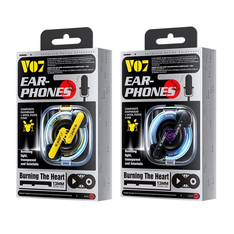 Vanguard Starshards Wireless Earphones - Wk V07 - Yellow 8