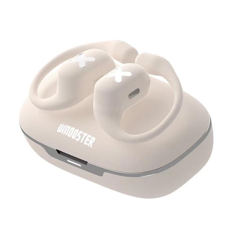 Bluetooth Earphones with Ear-mount Design - Black