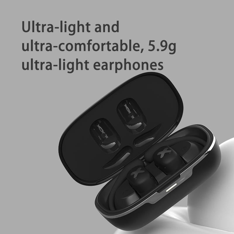 Bluetooth Earphones with Ear-mount Design - Black 9