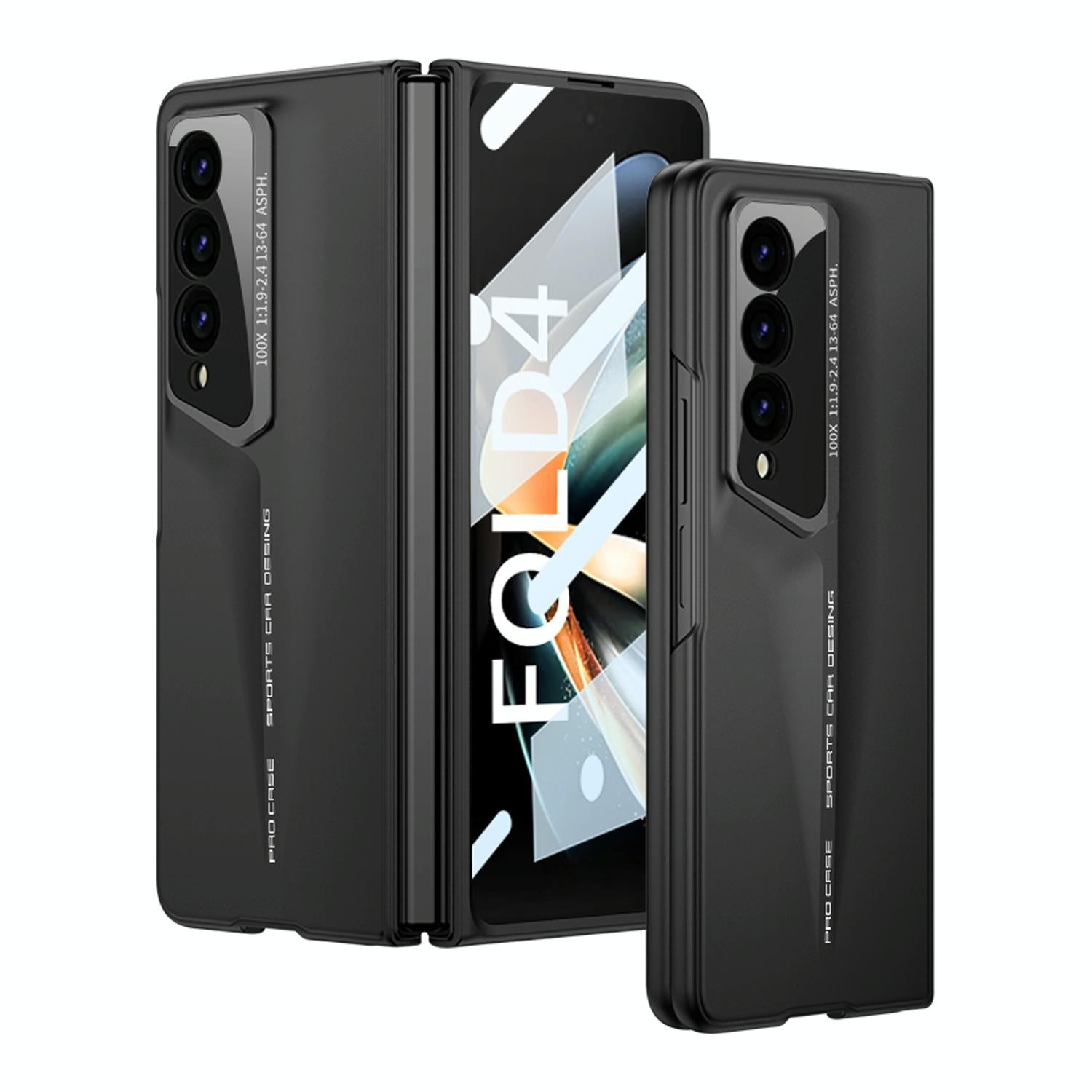For Samsung Galaxy Z Fold4 5G Full Coverage Ultra Thin Case - Black