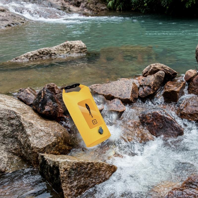 5L Waterproof Drifting Stream Bag Foldable Storage Bucket - Green 8