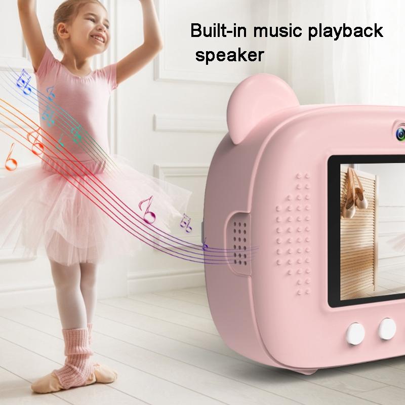 Instant Print Camera for Kids with Dual Lens and 2.4-inch Screen - Blue 9