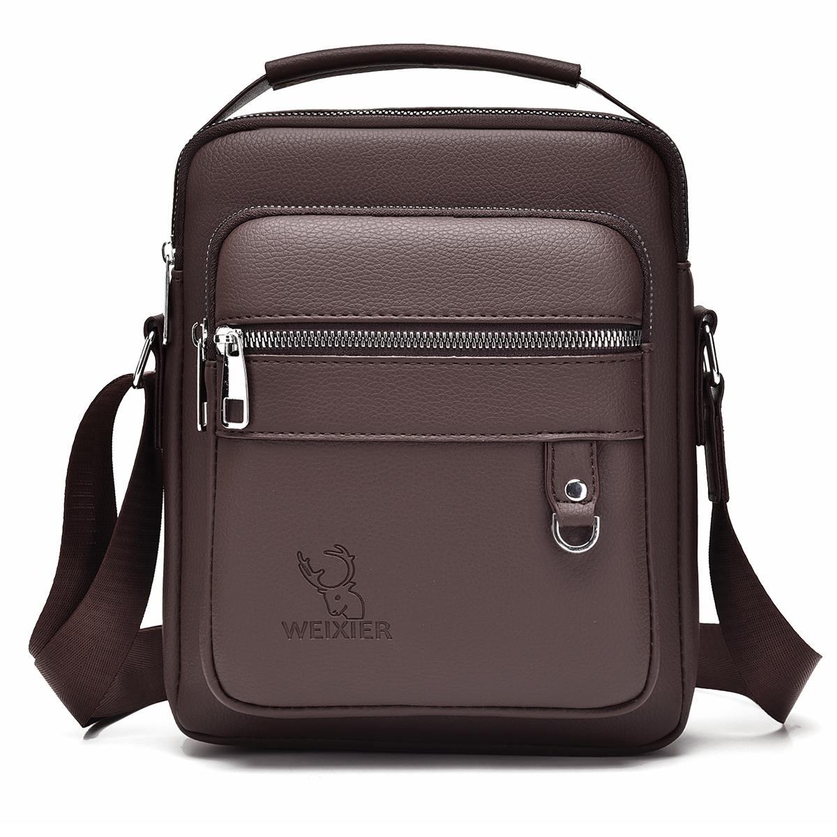Brown Crossbody Shoulder Bag For Men Versatile And Stylish