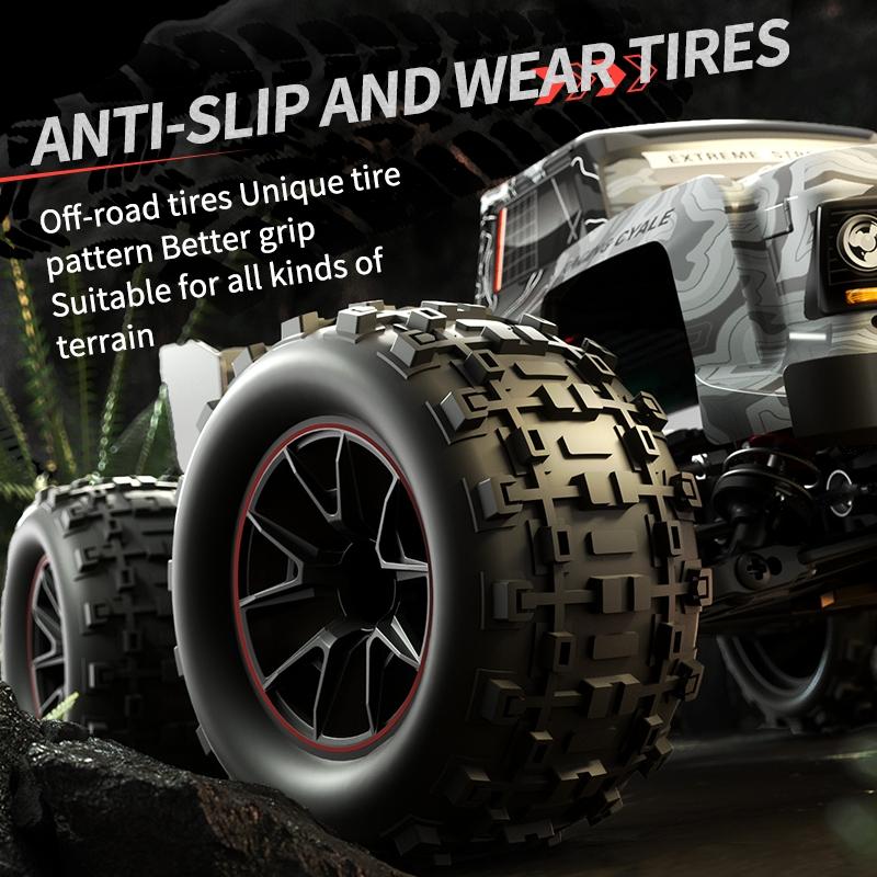 Off-road Remote Control Car - Electric 4wd Alloy Bigfoot - Green 10