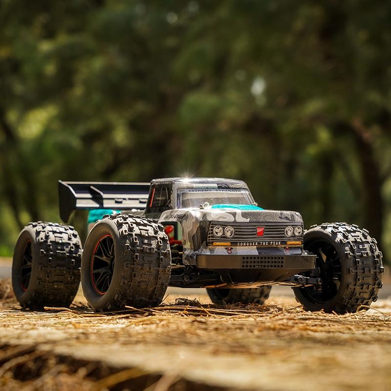 Off-road Remote Control Car - Electric 4wd Alloy Bigfoot - Green 11