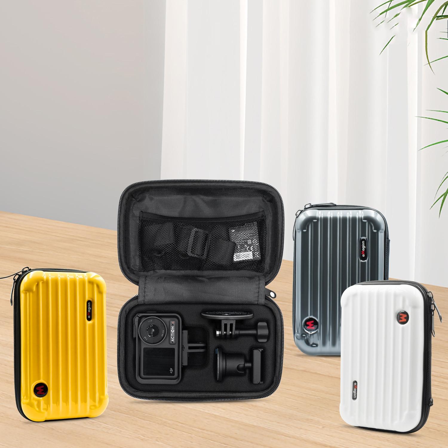 Small Organizer Bag for Sports Camera Accessories - Yellow 3