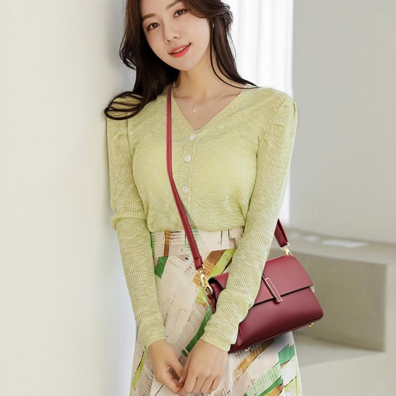 Spacious Women Shoulder Bag For Commuting - Red Wine 14