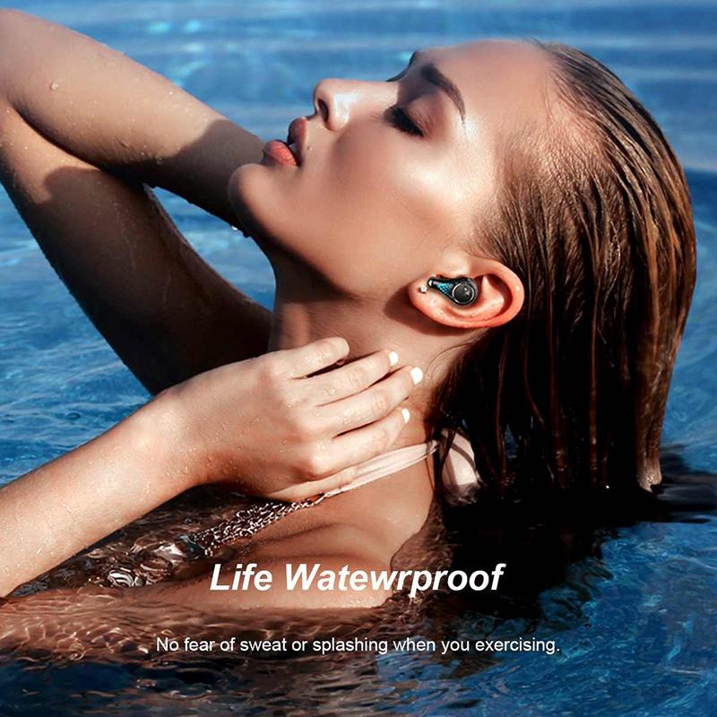 Waterproof T8 Wireless Bluetooth Earbuds with Led Display - Cloth 12