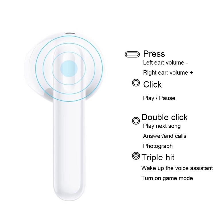 Wireless Noise-cancelling Bluetooth Earphones for Sports - Blue 10