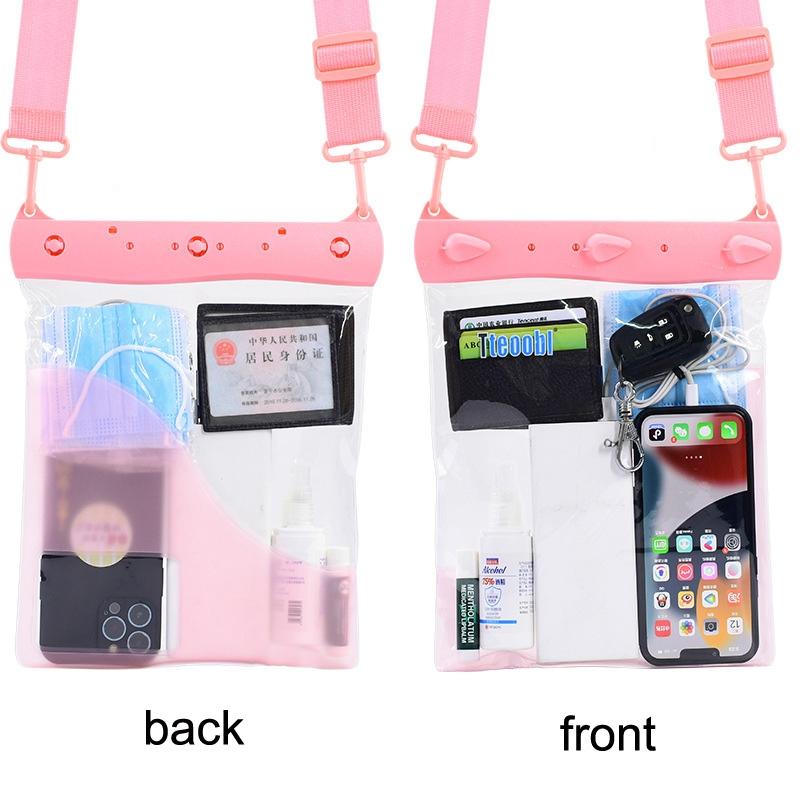 Waterproof Shoulder Messenger Bag For Sundries Phone Compatible - Pink 4