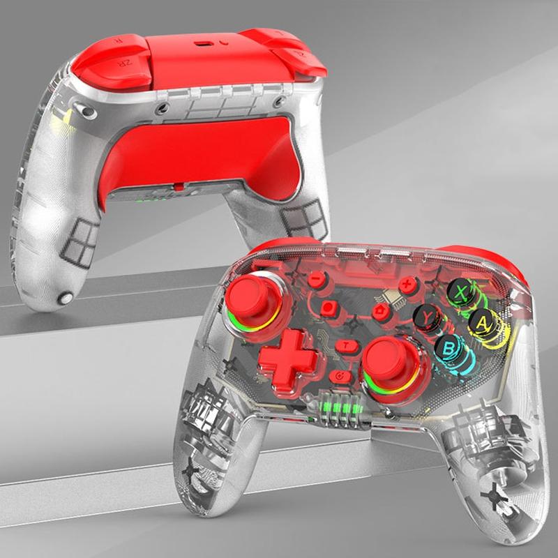 Wireless Dual Vibration Gamepad for Ps3 / Ps4 with Rgb Lights - Blue 9