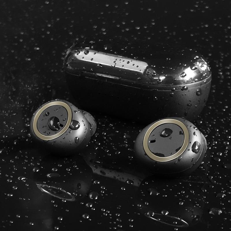 Mini Invisible Tws Bluetooth 5.0 Earphones with Charging Box & Mic - White 8